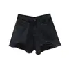 AliExpress Novos Shorts Jeans Femininos Europeus e Americanos Soltos de Perna Larga Hot Pants Cor Clara Finos Shorts para Meninas Atacado