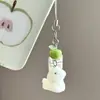 Colgante de Peluche con Dibujos Animados Flockado de Moda Encanto Linda para Bolso Correa de Teléfono para Pareja Regalo Al Por Mayor