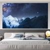 Tela Colgante de Fondo de Cielo Estrellado Cósmico, Tapiz de Gama Alta Simple para Sala de Estar y Dormitorio, Tapiz de Tela Colgante de Fondo de Atmósfera para Cabecera