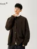 Suéter cárdigan CARPEM otoño/invierno estilo retro japonés estilo miu corto, holgado y versátil para hombres y mujeres