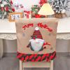 Semanal Transfronterizo Nuevas Decoraciones Navideñas Cubierta para Silla de Papá Noel Muñeco Cubierta para Silla de Mesa Utilería de Vestido de Cocina