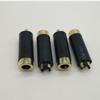 Suministro 3.5 nivel 4 base de auriculares de plástico niquelado bañado en oro base de audio y video