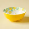 Glaseado de Yema de Huevo Margarita Pequeña Taza de Té Taza de Degustación Cerámica Taza Maestra Pintada a Mano Juego de Té para el Hogar Color Bajo Esmalte Taza de Té Taza Individual