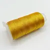 3/6/9/12/18 hilos de cordón dorado M2887 tejido a mano, hilo decorativo amarillo para trenzar, ensartar y hacer pulseras DIY