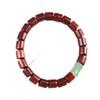 Pulseira de Jacarandá com Contas de Corte Reto Moda Brincadeira 08mm Contas de Buda Pulseira de Círculo Único com Contas de Balde para Homens e Mulheres Casal Joia Antiga