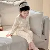 Xiaoyu Luoluo & Xiyu Sugar - Em estoque, Grau A, algodão Lycra hipoalergênico para casa, conjunto de outono para crianças (Top e calça), adequado para todas as idades