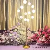 Accesorios para Bodas, Árbol de la Felicidad, Manzano, Luces para Caminos, Luces de Bolas Decorativas, Luces de Bola de Dragón, Arte de Hierro Dorado