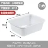 Caja de arena para gatos de plástico profunda y engrosada, resistente a impactos, inodoro para gatos de mascota doméstico, cubeta de plástico de gran capacidad, caja giratoria para gatos