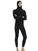 Traje de buceo de una pieza de neopreno de 3 mm para hombre, cálido, con cremallera en la espalda, adecuado para snorkel, buceo profundo, natación en invierno y buceo