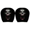 Capas de travesseiro de carro com tema de Halloween, estampadas com emojis engraçados personalizados, capas de travesseiro elásticas estampadas, podem ser feitas de acordo com seus próprios designs