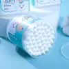Caja de 55 Bastoncillos de Algodón para Bebé con Mango Delgado para Limpieza de Oídos, Bastoncillos de Algodón con Cabeza Grande para Limpieza de Oídos y Nariz, Bastoncillos de Algodón Puro de Doble Cabeza para Bebés y Niños