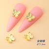 Novo Pequeno Livro Vermelho Cor Do Ouro Nail Art Acessórios Grande tamanho pequeno Rich Butterfly Rich Flower Nail Art Acessórios Mixed Atacado