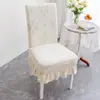 Funda de silla universal para cuatro estaciones para uso en el hogar, respaldo antideslizante todo en uno, funda de silla de comedor integrada, elástica y engrosada
