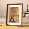 Porta-Retrato de Madeira Maciça Porta-Retrato Personalizado de Parede Porta-Retrato Vazio para Montagem 24 Qualquer Tamanho A4 Moldura Externa Quebra-Cabeça 8K Porta-Retrato A3