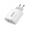 Nuevo Cargador de Nitruro de Galio Pd de 45W Adecuado para Cargador de Teléfono Móvil Ip17 Adaptador Dual Pd Estándar Australiano de 45W