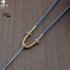 Corda para pingente de jade tecida à mão corda para pingente de cera de abelha corda para colar de pingente de jade cordão ajustável para homens e mulheres