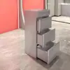 Gabinete de Herramientas para Barbería Gabinete de Herramientas de Peluquería de Acero Inoxidable Estación de Herramientas para Salón de Belleza Gabinete de Almacenamiento con Cajones