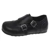 Zapatos Birkenstock tallados estilo retro para mujer, nuevo modelo otoño 2026, mocasines brogue con hebilla, zapatillas de entrenamiento alemanas de moda, zapatos de vestir