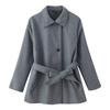 Popular Zr Ropa de Mujer Transfronteriza Aliexpress Exportación Ropa de Mujer al por Mayor Otoño Cuello de Doble Capa Chaqueta Abrigo Suave