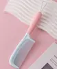Peine con mango de silicona para cordón, caucho duradero, peine de dientes finos, diseño de caricatura lindo, peine liso para el cabello