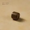 Atacado Material Antigo Seda Dourada Nanmu Contas Individuais Contas Redondas de Madeira/Contas Cilindricas de Corte Reto para Acessórios DIY e Contas Soltas para Fazer Pulseiras