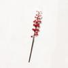 Flor Artificial de Baya Única Fruto Rojo Manualidad Accesorios para Arreglos Florales Simulación Navidad Decoración del Hogar Utilería para Sesión de Fotos