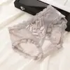 Ropa Interior Femenina Sexy de Malla con Cortes Ultra Delgada Sin Costuras, Algodón de Morera, Entrepierna Antibacteriana, Transpirable y Cómoda, de Cintura Media