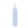 Botella de 40 ml con Tapa de Rosca Fina y Boca Puntiaguda para Esencia Loción Botella de Apriete para Mascotas Portátil de Hombro Plano Botella Dispensadora Cosmética