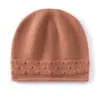 Venta al por mayor de fábrica Cachemira Transfronterizo Otoño e Invierno Estilo Nuevo Jacquard Engrosado Borde Enrollado Cálido Protección contra el Frío Tejido Protección para Orejas Gorro Envolvente para la Cabeza