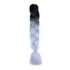 Trenzas Grandes de Fibra Sintética de Comercio Exterior, Trenzas de Colores, Peluca, Cabello para Trenzas Jumbo, Rastas Africanas, Cabello para Crochet
