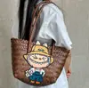 Bolsa Tecida à Mão Fofa Tailandesa Grande Capacidade Bolsa Feminina para o Dia a Dia Casual Bolsa Tote Bolsa de Ombro para Lembrança de Férias