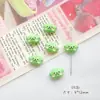Liga Verde Cor Fofa Urso Laço Garra de Gato Borboleta Flor DIY Pulseira de Mão com Contas Material