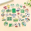 30 Estilos Mixtos de Trofeo de Fútbol de la Copa del Mundo con Goteo de Aceite, Estadio, Camiseta, Colgantes de Aleación, Pendientes DIY, Pulsera, Accesorios de Joyería