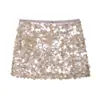 Aliexpress Comércio Exterior Transfronteiriço Roupas Femininas Europeias e Americanas Verão Lantejoulas Novo Design Curto Saia Curta Lantejoulas Estilo Europeu e Americano de Verão