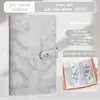 Livro de Dinheiro com Padrão de Mármore Transfronteiriço, Popular Online, Pode Conter 20.000 Moeda Estrangeira, Livro de Dinheiro de Grande Capacidade, Pasta de Dinheiro A6, Álbum de Dinheiro
