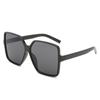 Gafas de sol cuadradas de montura grande para mujer, de alta gama, sencillas, transfronterizas, superventas, vintage, champán degradado, gafas de sol con protección solar
