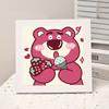 Animación de Dibujos Animados Nueva Pintura de Diamantes Kuromi DIY Juguetes de Pintura de Diamantes Hechos a Mano para Niños con Marco de Fotos Mesa Regalo