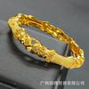 Pulseira Ouro Areia para Mulheres 24K Indiana Nigeriana Fecho de Pulseira de Noiva Atacado Joias de Noiva do Oriente Médio