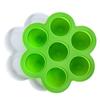 Caja de Suplemento Alimenticio de Silicona de 130g 7-Orificios con Tapa Conservador de Snacks para Niños Bandeja de Hielo Freidora de Aire Olla a Presión Vaporera de Huevos