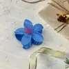 Clip de Plumeria de Goma de 8 cm Transfronterizo Popular Clip para el Cabello de Flor Grande Clip de Tiburón Accesorios para el Cabello de Gama Alta Accesorios para Mujer