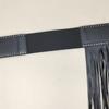 Falda Punk Transfronteriza Súper Larga con Flecos Oscilantes Sello de Cintura para Mujer Cinturón Ancho de Remaches de Moda con Hebilla Negra Negro