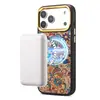 Adequado para iPhone 18 Promax Capa de Celular com Carregamento Sem Fio Magnético Apple 17 Moldura de Lente de Metal Capa de Couro Protetora