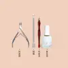 Conjunto Completo de Ferramentas para Manicure para Remover Cutículas, Cortar Unhas, Lixar Unhas, Tira Polidora, Tira para Lixar Unhas, Cuidados Caseiros com as Unhas