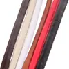 Fio de costura diy ornamento redondo de PU acessórios borda de travamento manual cordão de couro bolsa balde de pelo cordão de puxar cordão de couro sintético cordão de couro