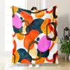 Manta de franela engrosada de dibujos animados para siesta en la oficina, manta para aire acondicionado, funda de manta para sofá, manta de verano DIY, venta al por mayor