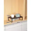 Estante para Ollas de Cocina Estante de Almacenamiento Hogareño con Niveles Integrado en Encimera Gabinete Estante Multifuncional para Vajilla Frascos de Condimentos Almacenamiento