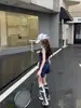 2025 Nuevo Moda Casual Deportiva Ajustado Sin Mangas De Botón Único Estilo Universitario Conjunto de Dos Piezas Tendencia