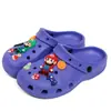 Zapatillas de verano lindas, impermeables, modernas, para enfermera, antideslizantes, versátiles, de dibujos animados, para baño, de punta cerrada, sencillas, de media caña