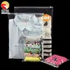 Bolsas Transparentes con Cierre para Ropa, Bolsas de Almacenamiento de Empaque Transparente de Plástico Pe Auto-Sellables, Bolsas Transparentes de Doble Cara con Cierre para Ropa