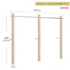 Estante de exhibición para tienda de ropa madera de mar acero inoxidable montado en la pared simple colgante lateral de piso estante de exhibición tienda de ropa de mujer estante de ropa